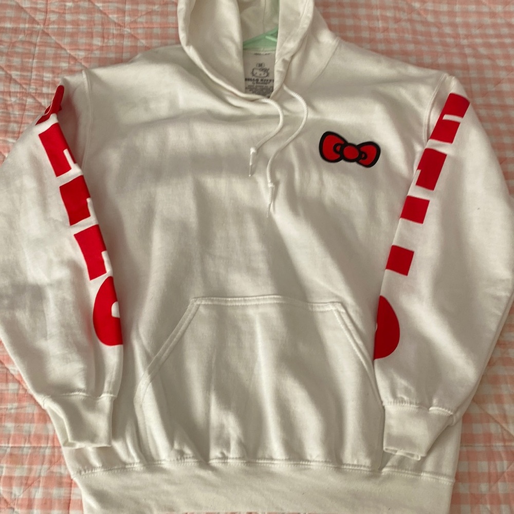 White Hello Kitty Hoodie NWOT
